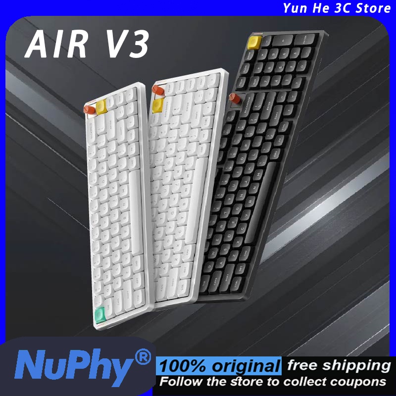 Keyboard Gaming Mac - NuPhy Air V3 Low Profile Mechanical