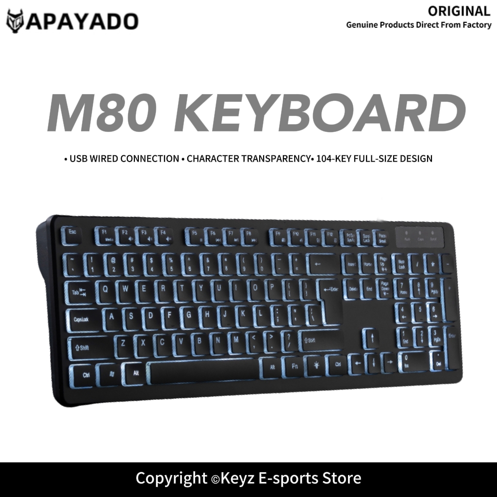 Keyboard Gaming Mac - Wired USB Gaming Keyboard Ultra Thin