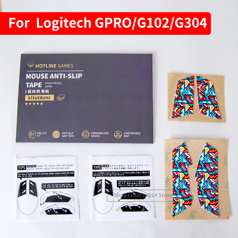 Logitech Mouse G203 - Original Hotline Games Mouse Grip Tape