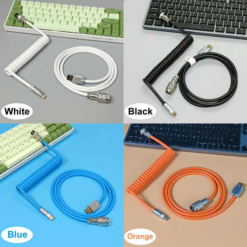 Gaming Keyboard Types - 1.8M PU 6.0 Mechanical Keyboard Coiled