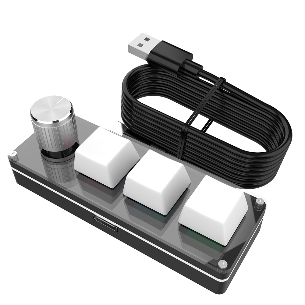 RGB Wired USB Mechanical Gamin - Gaming Keyboard 1 Hand ulasan dan harga