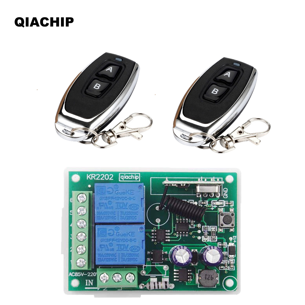 QIACHIP 433 MHz AC 110V 220V 2 - Switch Opener Tool ulasan dan harga
