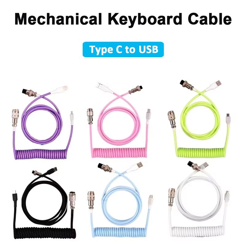 Mechanical Keyboard Coiled Cab - Gaming Keyboard Types ulasan dan harga
