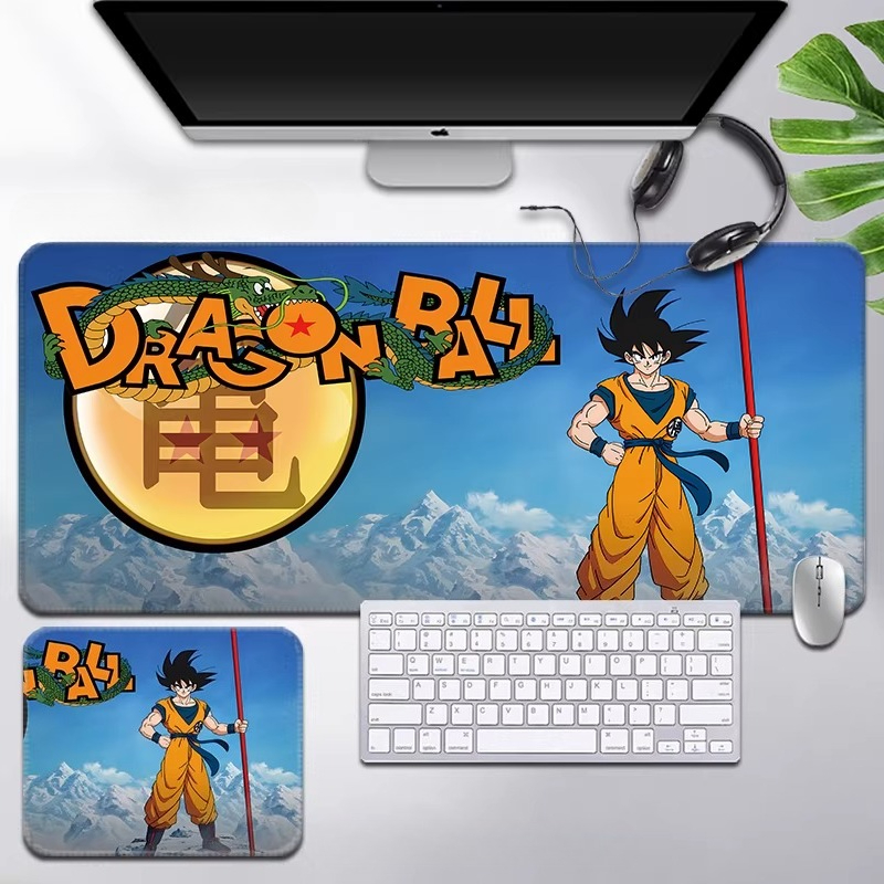 Cartoon HD Print Dragon Ball L - Gaming Keyboard Mouse ulasan dan harga