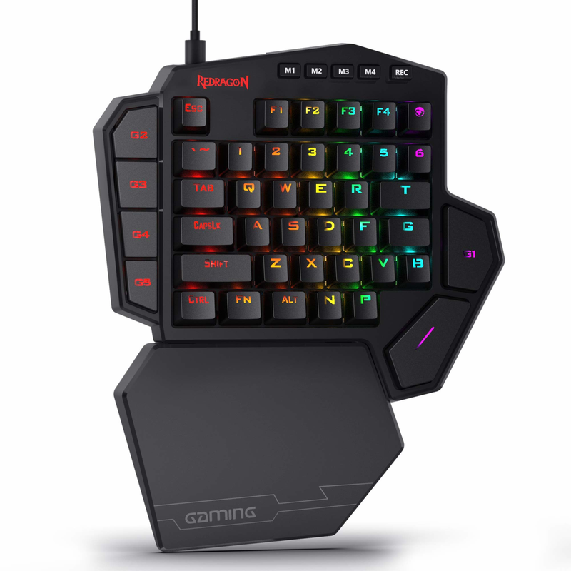 Redragon K585 DITI One-Handed  - Gaming Keyboard 1 Hand ulasan dan harga