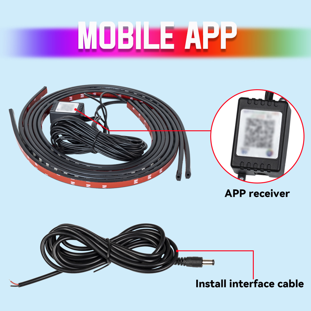 Car Underglow Flexible LED Str - Rgb Underglow Strip ulasan dan harga
