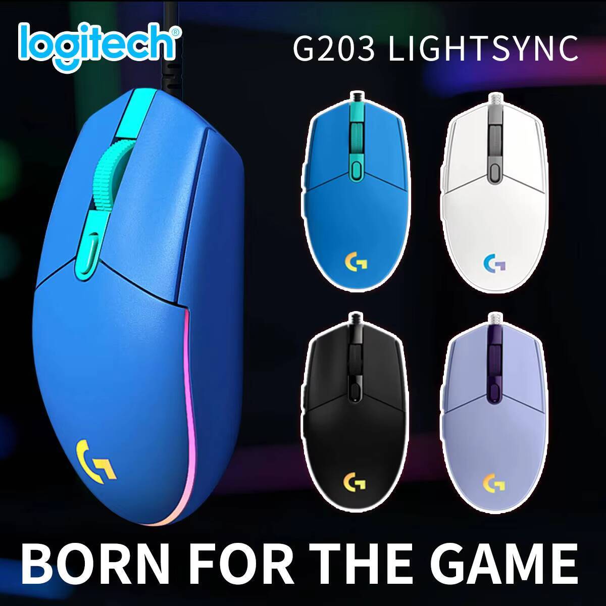 Logitech G203 LIGHTSYNC Gaming - Logitech Mouse G203 ulasan dan harga
