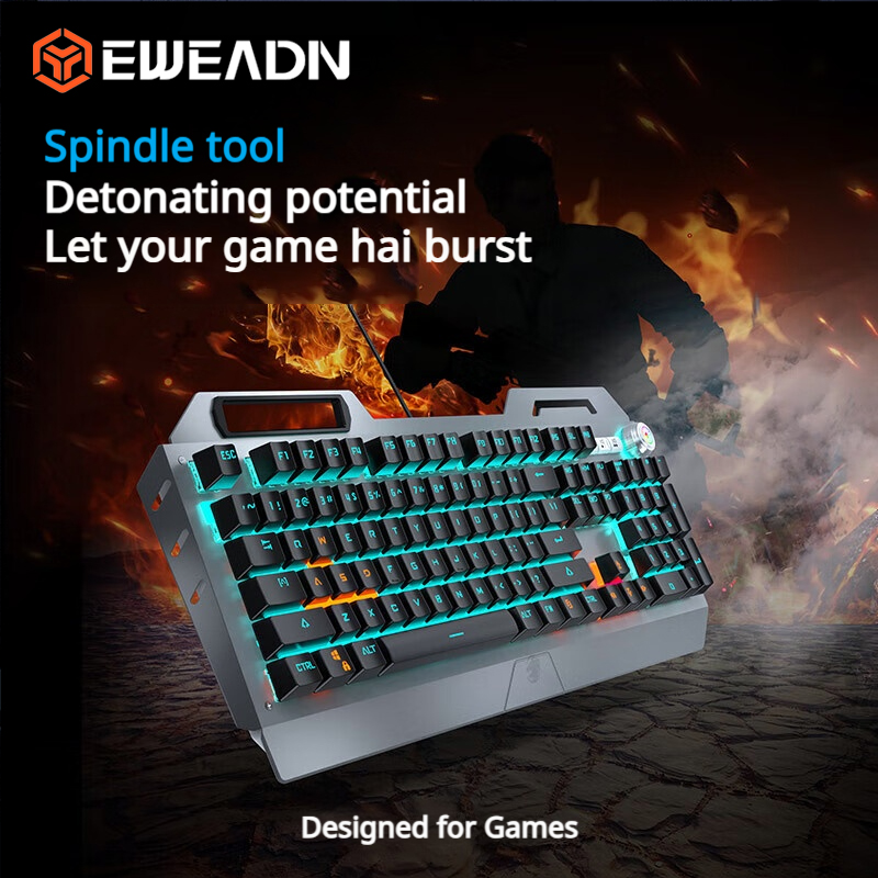 EWEADN TK900 Mechanical Keyboa - Keyboard Gaming Mac ulasan dan harga