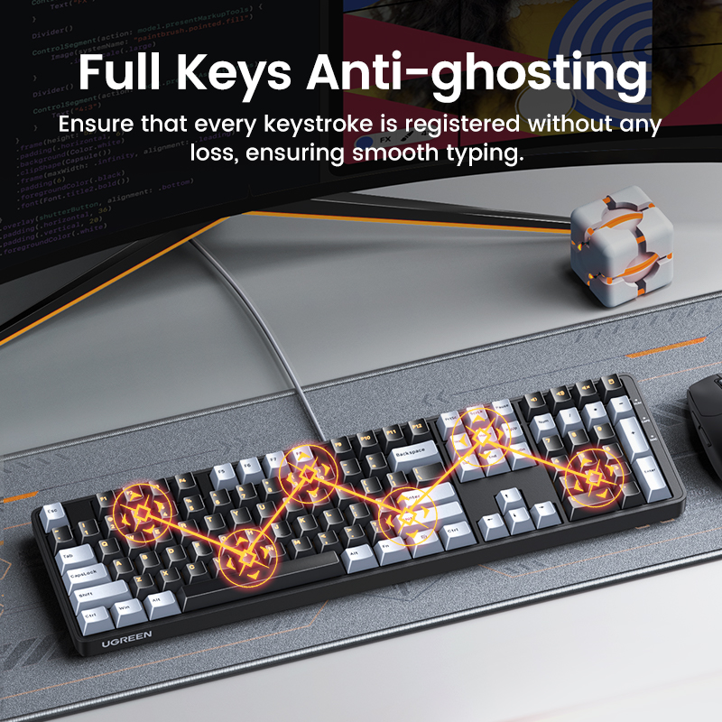 UGREEN Mechanical Keyboard 108 - Keyboard Gaming Mac ulasan dan harga