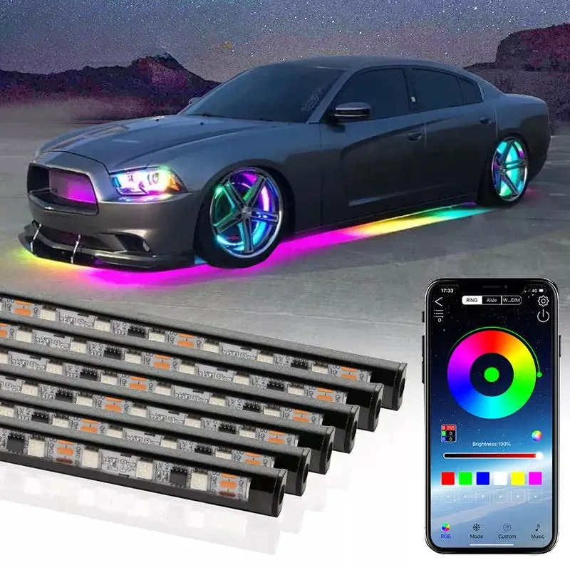 KIEND Car Flexible Underglow S - Rgb Underglow Strip ulasan dan harga