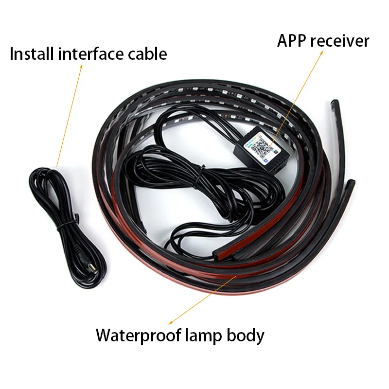 KIEND Car Flexible Underglow S - Rgb Underglow Strip ulasan dan harga