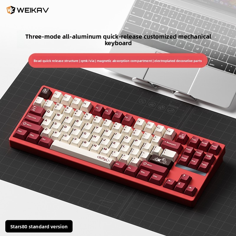 WEIKAV STARS80 TKL Mechanical  - Keyboard Gaming Mac ulasan dan harga