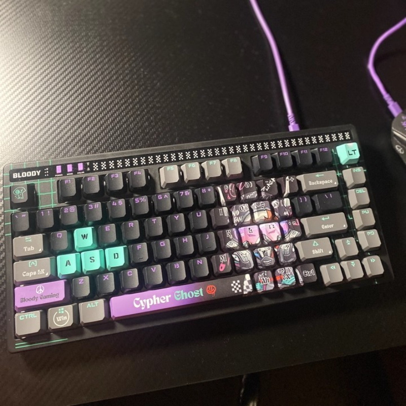 A4Tech AT75 Mechanical Keyboar - Gaming Keyboard No Noise ulasan dan harga