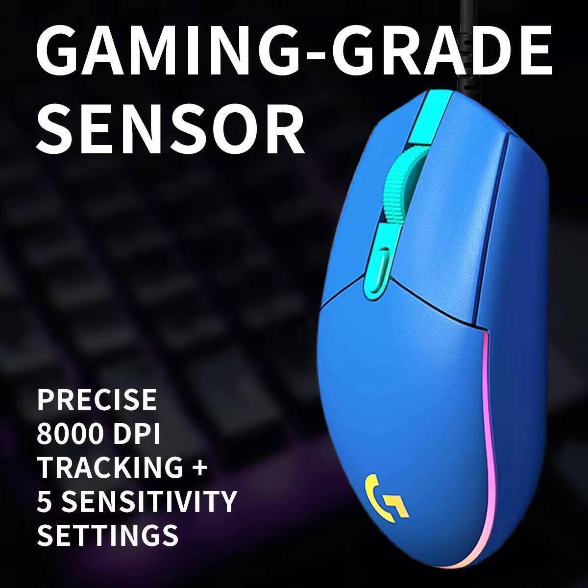 Logitech G203 Wired RGB Gaming - Logitech Mouse G203 ulasan dan harga