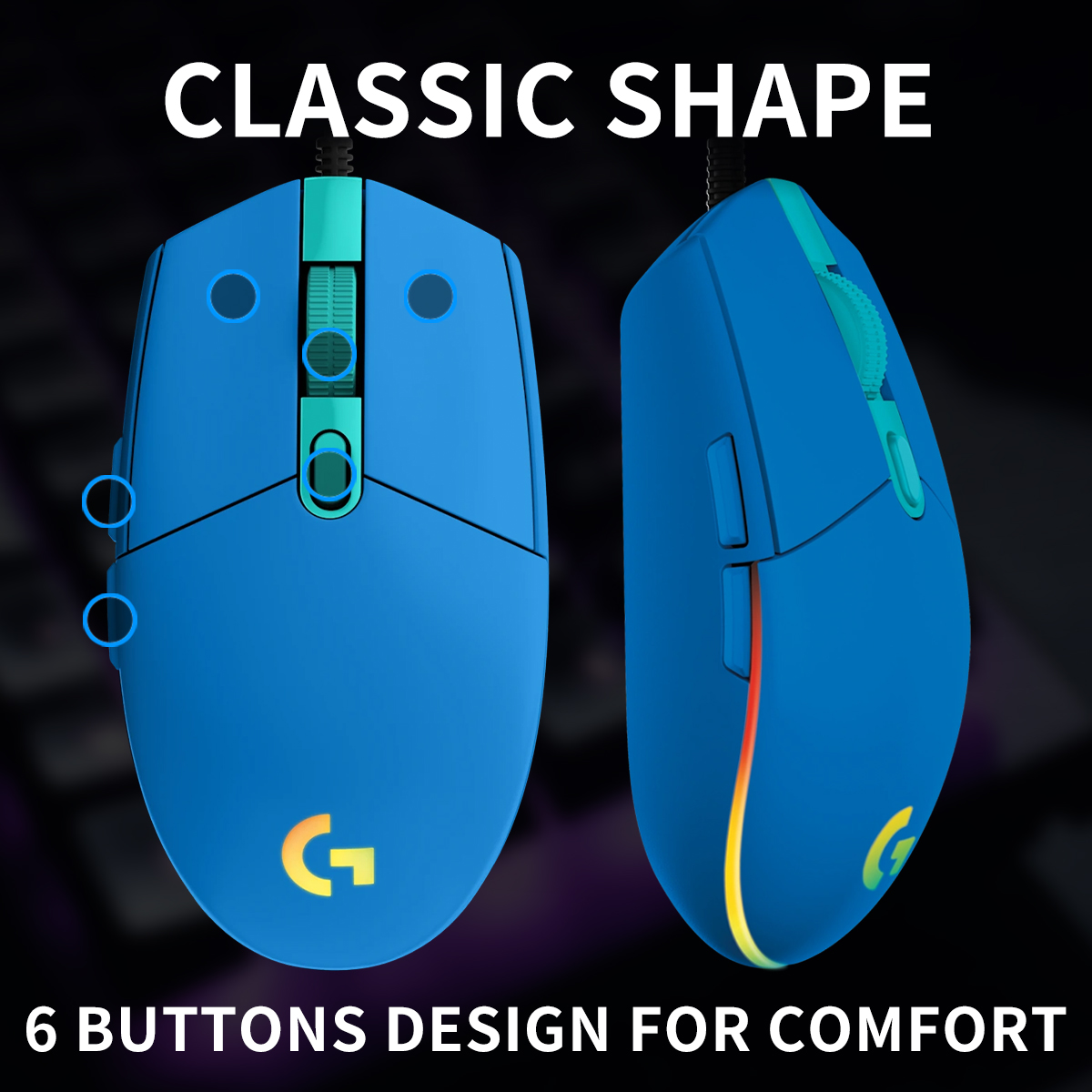 Logitech G203/G402 Human body  - Logitech Mouse G203 ulasan dan harga