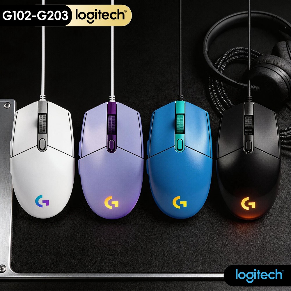 G102 Logitech G203 Mouse, Ligh - Logitech Mouse G203 ulasan dan harga