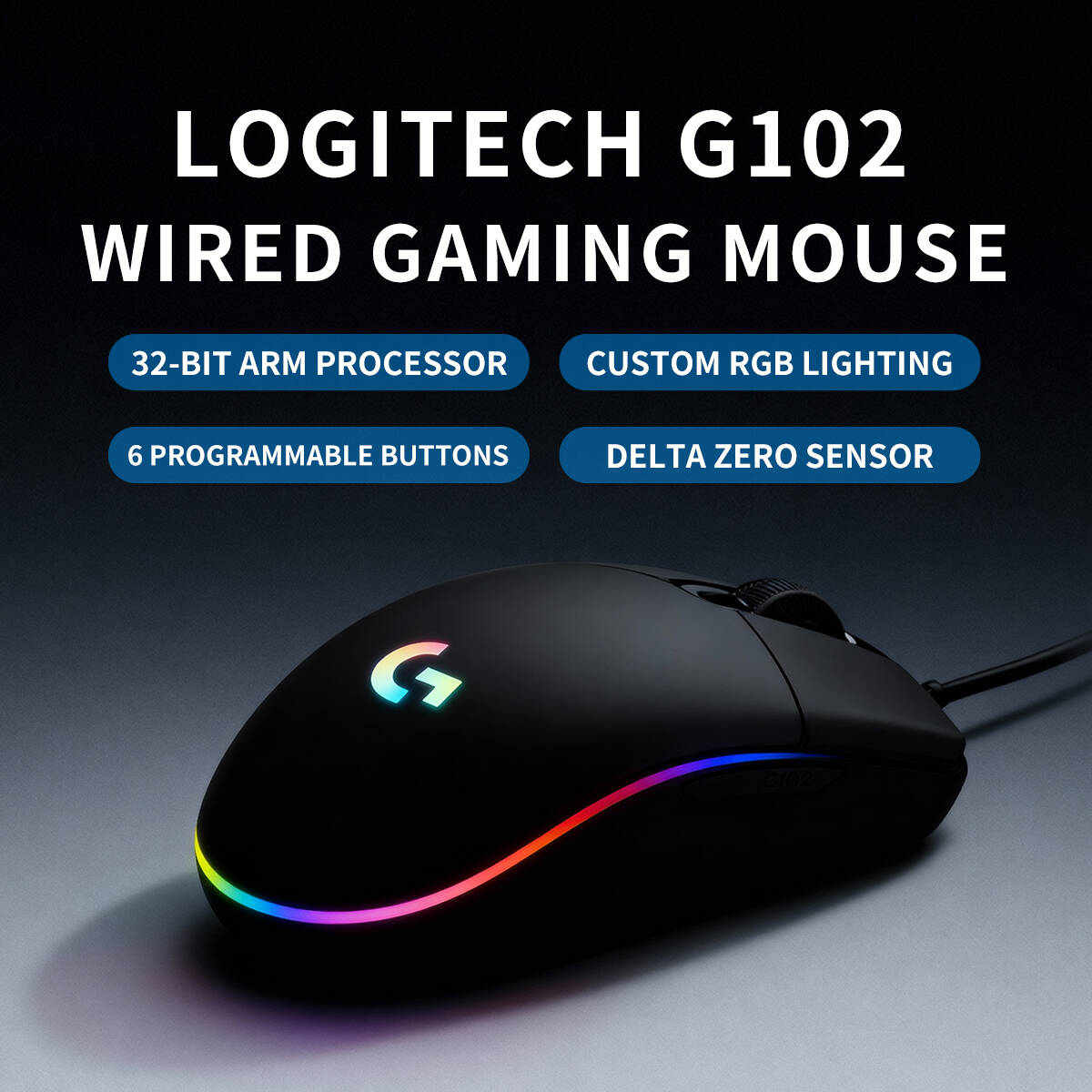 G102 Logitech G203 Mouse, Ligh - Logitech Mouse G203 ulasan dan harga