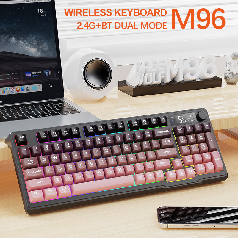 M96 FREEWOLF Multi-Device Gami - Keyboard Gaming Mac ulasan dan harga