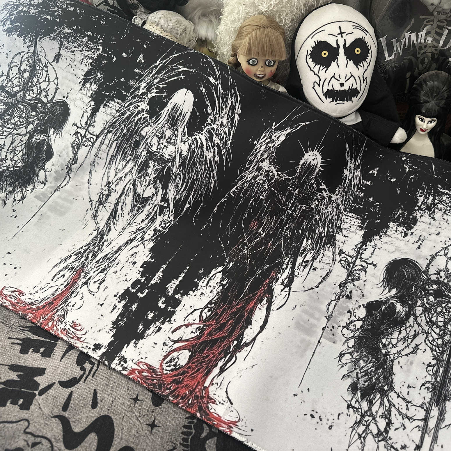 Dark Angel Art Design Large Si - Gaming Keyboard Mouse ulasan dan harga