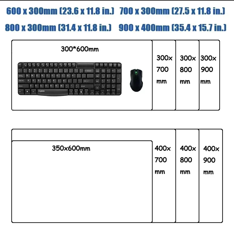 Custom Print Mouse Pad Diy Lar - Gaming Keyboard Mouse ulasan dan harga