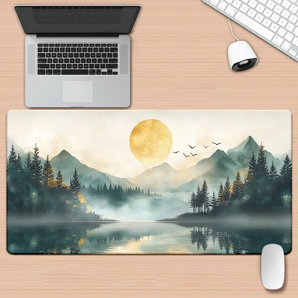 Custom XXL Waterproof Scenic P - Gaming Keyboard Mouse ulasan dan harga