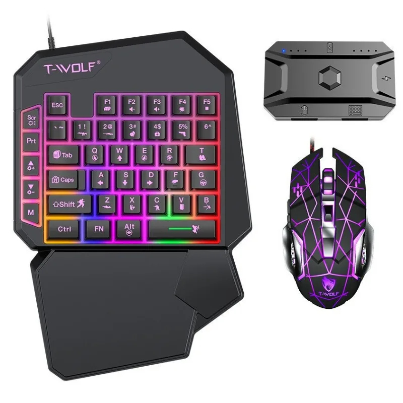 5 In 1 Set 35keys One Handedly - Gaming Keyboard 1 Hand ulasan dan harga