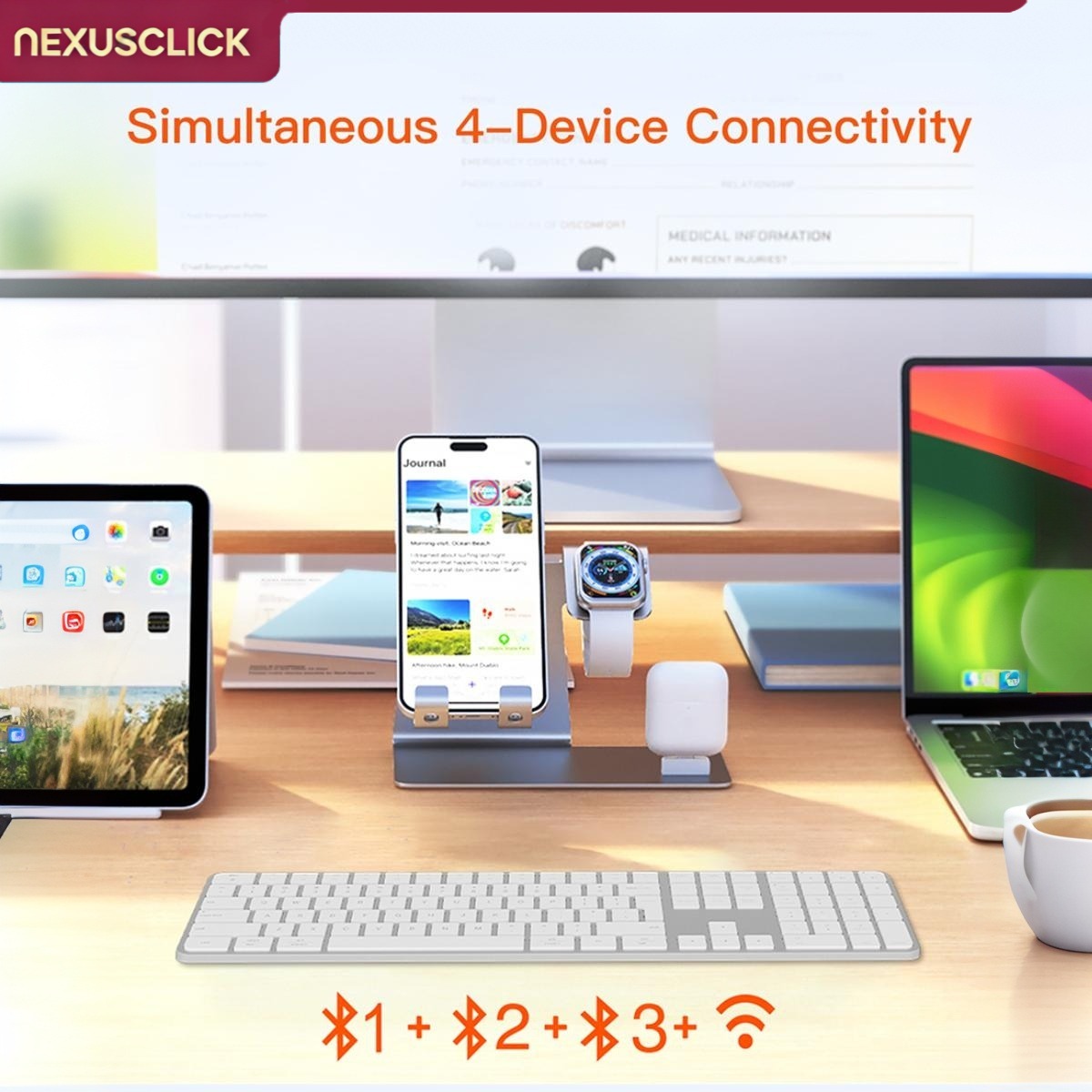 NexusClick 109 Keys Slim Dual  - Keyboard Gaming Mac ulasan dan harga