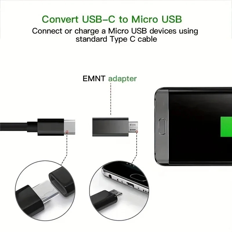 Micro USB to USB C OTG Adapter - Gaming Keyboard Types ulasan dan harga