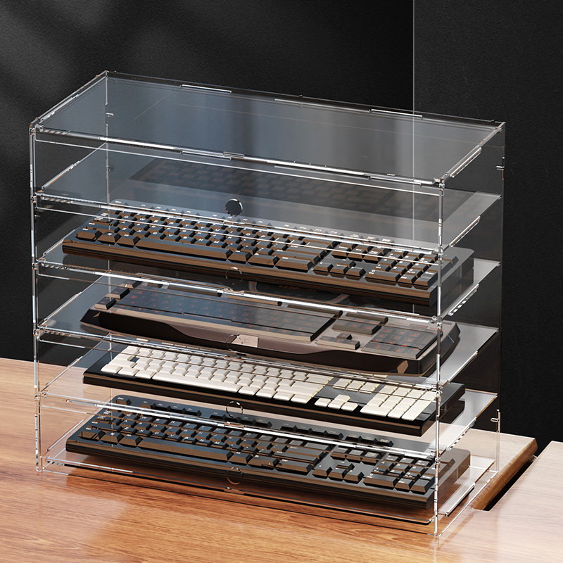 Premium Clear Acrylic Dustproo - Gaming Keyboard Types ulasan dan harga