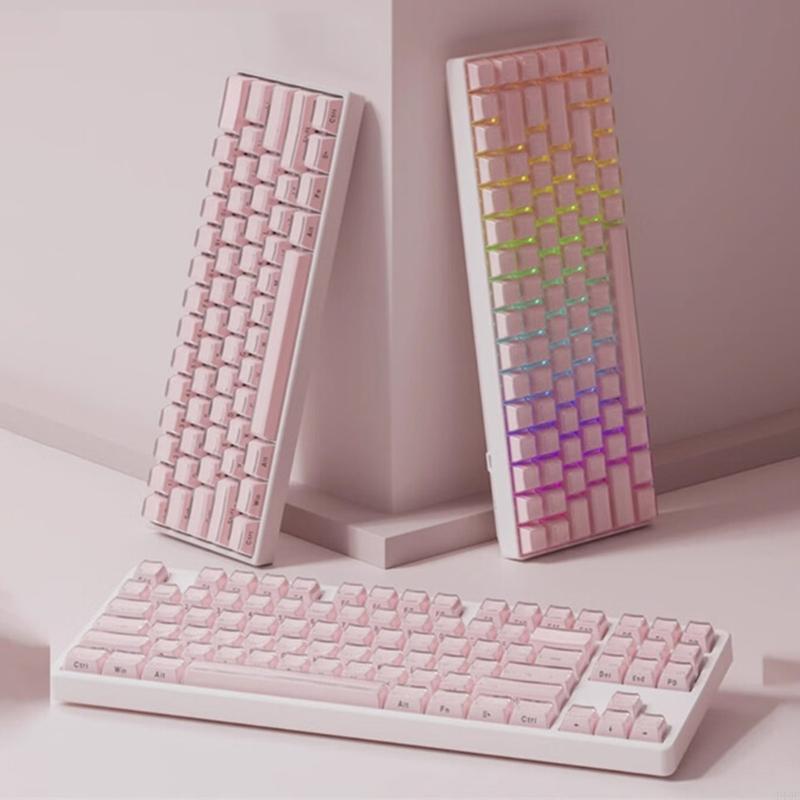 Crystal Jelly Side-Printed Key - Gaming Keyboard Types ulasan dan harga