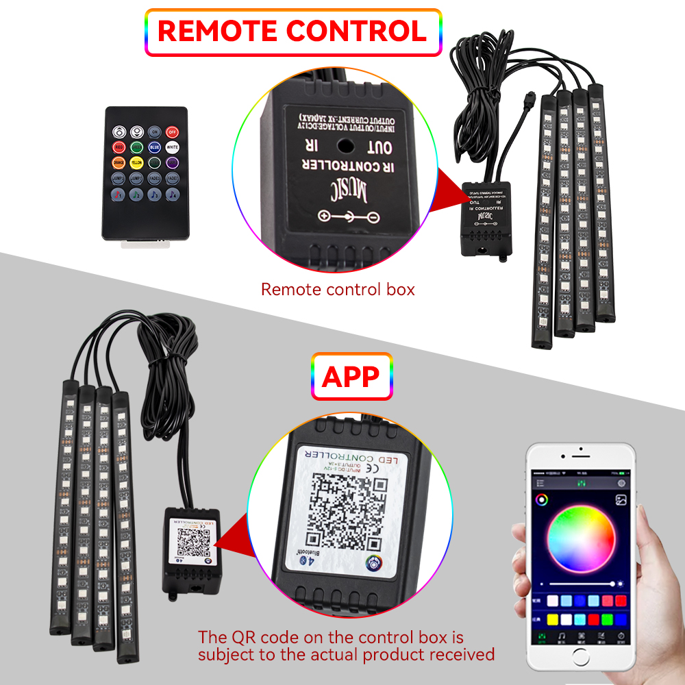 RGB Motorcycle LED Underglow A - Rgb Underglow Strip ulasan dan harga