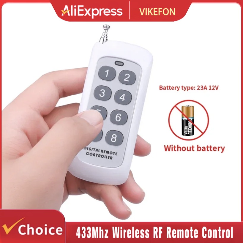 433Mhz Wireless RF Remote Cont - Switch Opener Tool ulasan dan harga