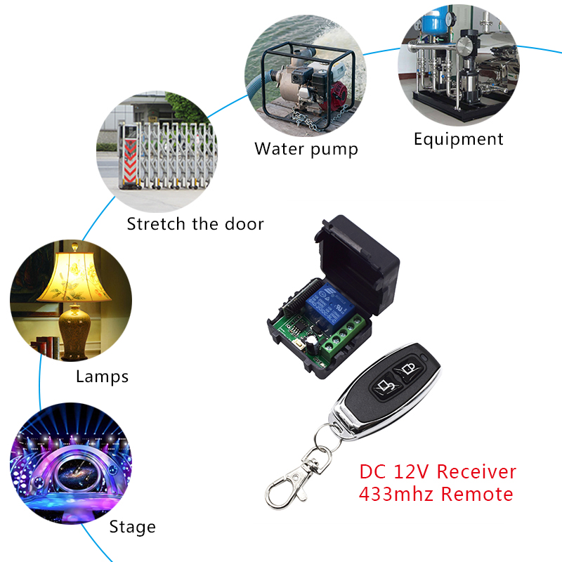 433 MHz DC 12V 24V 1 Channel W - Switch Opener Tool ulasan dan harga