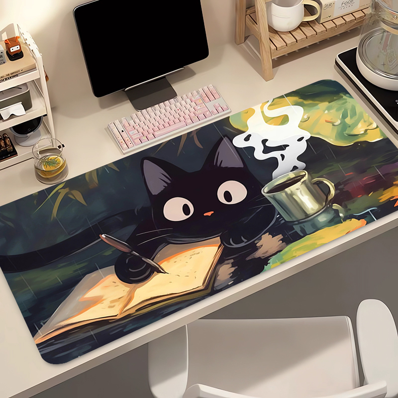 Kawaii Black Cat Silicone Soft - Gaming Keyboard Mouse ulasan dan harga