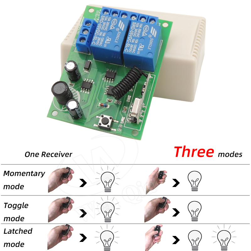433MHz Universal Wireless Remo - Switch Opener Tool ulasan dan harga